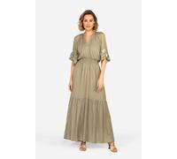 Ibana Donia Moss Green Talla: 34 | Vestidos Maxi Outlet | Mujer | Verde