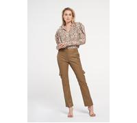 Ibana Peach Antique Gold Talla: 36 | Pantalones de Cuero Outlet | Mujer | Amarillo
