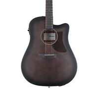 Ibanez AAD50CE Advanced Acoustic Transparent Charcoal Burst High Gloss Electro-Acoustic Guitar