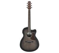 Ibanez AAM70CE Transparent Charcoal Burst Low Gloss Top/Natural Open Pore Back & Sides Electro-Acoustic Guitar