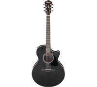 Ibanez AE140 Weathered Black Open Pore Top/Natural Back & Sides Electro-Acoustic Guitar