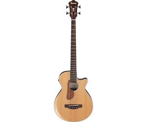 Ibanez AEGB30E Natural High Gloss Electro-Acoustic Bass Guitar
