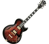 Ibanez AG95QA-DBS Dark Brown Sunburst Guitarra Semi-Acústica