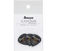 IBANEZ BEL16ST10SHBK - Púas de elastómero suaves, color negro neblinoso, 3 unidades