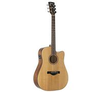 Ibanez Cutaway Guitarra western Art Madera preamplificador bajo Natural acabado brillante