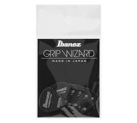 Ibanez Flat Pick PPA16XRG-BK - Juego de 6 púas (agarre de goma, 1,2 mm)