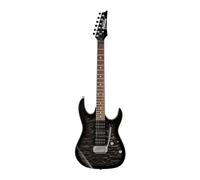Ibanez GIO Series GRX70QA - Sunburst negro transparente | Cuerpo de álamo con cuello de arce y trémolo flotante para rock, blues y jazz