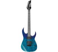 Ibanez GRG120QAASP-BGD GIO Series Guitarra eléctrica - Herrajes negros - Gradiation azul