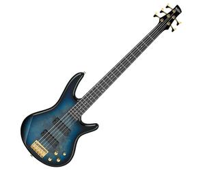 Ibanez GSR205PC 5 String Bass Guitar Transparent Marine Burst