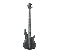 Ibanez Iron Label SRMS625EX-BKF Black Flat 5-String Multiscale Bass Guitar
