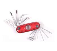 Ibanez MTZ11 - Herramienta multiusos para guitarras, bajos y baterías (11 en 1), color rojo