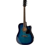 Ibanez PF15ECE-TBS Guitarra electroacústica, Transparente Blue Sunburst
