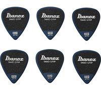 Ibanez PPA14HSG-DB Flat Pick Sand Grip, Agarre de arena (6 unidades), color azul