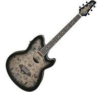 Ibanez TCY10PA-BKB Transparent Brown Black Burst Guitarra electroacustica