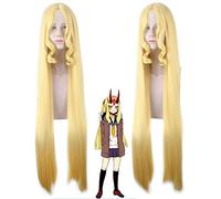 Ibaraki Doji Cosplay Peluca Anime Fate Grand Order Fgo Pelucas Sintéticas Rubias Mujeres Hairpiece Ibaraki Doji Juego de roles + Peluca Cap PL-232