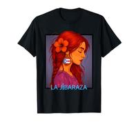 ibaraza, Bandera Boricua, Flor Puertorriqueña Jíbara Maga Camiseta