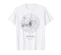 ibarra ecuador mapa de coordenadas ciudad natal Camiseta