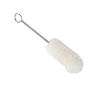 ibasenice 1 Cepillo de Limpieza con Mango Metálico y Pelusa para Mantener Seco y Limpio, Accesorio Profesional para Músicos de Instrumentos de Viento