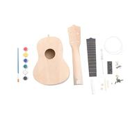 ibasenice 1 Juego 21 Instrumentos Musicales Para Adultos Kit De Guitarra De Bricolaje Guitarra De Madera Haz Tu Ukelele Guitarra Acustica Clasica Guitarra Acústica De Arranque Hawai Manual