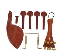 ibasenice 1 Juego accesorios de violín cuerdas violin Cuerdas de violín Accesorios para entusiastas del violín reemplazar instrumento juego de 5 piezas Componente Eje de cola Pastilla
