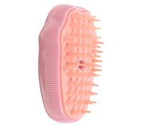 ibasenice 1 Juego cepillo humeante para pelo de mascotas dog brush cat brush cepillo para gatos ser de vapor para perros de masaje para mascotas AbS rosa