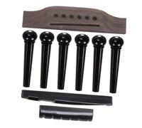 ibasenice 1 Juego De Clavijas De Repuesto Para Cejuela De Puente De Guitarra Cejuela Ranurada De Puente De Madera Para Mejorar Las Cuerdas