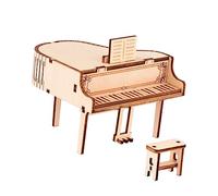 ibasenice 1 Juego De Piano Musical para Juguetes De Piano Cajas De Música Piano para Modelo Educativo Rompecabezas 3D para Adornos De Piano Rompecabezas De Piano DIY Juguete