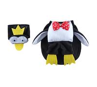 ibasenice 1 Juego Halloween para Mascotas Disfraz de Perro y Gato con Diseño de Pingüino para Fiestas y Ocasiones Especiales