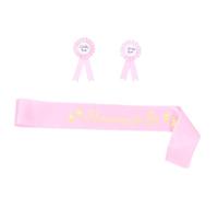 ibasenice 1 Juego Insignia De Correa De Hombro De Maternidad Insignia De Baby Shower Para Papá Mamá Para Ser Insignia Papá Para Ser Pin De Insignia Rosa Satín Vestir Foto