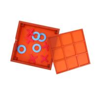 ibasenice 1 Juego Juguetes para Tic Al Aire Libre Juegos para Actividades para Juguete De Tablero De Ajedrez para Juegos De Patio Trasero para El Plastico