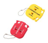 ibasenice 1 Juego Marcador Portátil de Doble Dial y Llavero Desmontable para Torneos y Juegos, Material Abs, Uso con Mano para Bolsa o Cinturón 2 Piezas