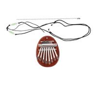ibasenice 1 juego Mini Kalimba de Teclas para Principiantes Piano de Pulgar Portátil Instrumento Musical de Bolsillo para Decoración y Aprendizaje Incluye Cordón Varios estilos