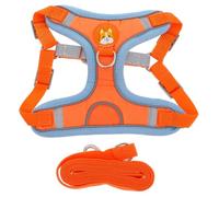 ibasenice 1 Juego Perro al Aire para Perros pequeño de Perro Cachorro XXX Dog Leash peitoral para cão Correa del de Mascotas de Cachorro Paño Orange
