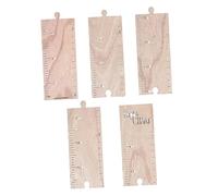 ibasenice 1 Juego regla de altura para dormitorio metro rompecabezas etiqueta de tabla de altura pósters Decoración de pared regla de altura de la pared regla de pared de madera Khaki