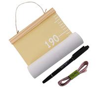 ibasenice 1 Juego Regla De Altura Para Niños Regla De Crecimiento De Los Niños Etiqueta De La Pared De Gráfico De Altura De La Carta De Los Niños Gobernante Bebé Madera De Pino Lindo