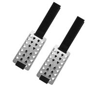 ibasenice 1 Par Antideslizantes de Hielo para Calzado Crampones Inoxidable Ajustables y Duraderos Compatible con Botas y Zapatos Deportivos para Senderismo y Alpinismo