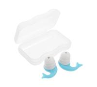 ibasenice 1 Par De Para Aislados De Ruido De Silicona Para Dormir Y Nadar Protección De Reutilizable Para Bañarse Y Diseñar Un Diseño De Ballenas Deportivas Acuáticas