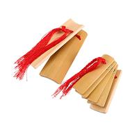 ibasenice 1 Par Tablero expreso de Shandong castañuela china juguete de percusión para matracas de fiesta juego de madera instrumentos musicales badajo tradicional instrumento de bambú niño