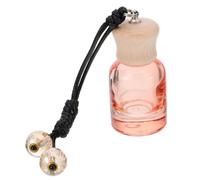 ibasenice 1 Pc Botella De Perfume Botellas De Fragancia De Coche Decoraciones Del Espejo Retrovisor Del Coche Para Colgar Espejos Retrovisores Perfume De Coche Envase Auto Vidrio