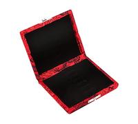 ibasenice 1 Pc Estuche para cañas de oboe poseedor caso de prueba caso de caña maletas accesorio de caña contenedor de caña de madera envase Componente Caja de almacenaje valija seda rojo