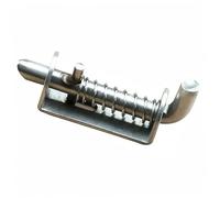 ibasenice 1 Pieza Cerradura de Puerta de Seguridad Door Lock Perno de Resorte pestillo Engrosado Silver