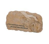 ibasenice 1 Pieza estatuilla Conmemorativa del jardín Perros Duelo Monumento al Perro Escultura Conmemorativa de Resina para Mascotas Estatua de Piedra Conmemorativa del jardín