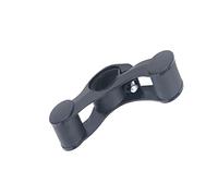 ibasenice 1 Pieza Soporte de Manillar para Bicicleta Extensión para Luces y Accesorios Clip de Montaje Práctico Duradero Negro