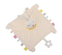 ibasenice 1 pieza Toalla de Consuelo para Bebés con Forma de Conejo Muñeco para Dormir para Recién Nacidos y Pequeños Material Suave y Seguro Juguete para Cunas y Carritos
