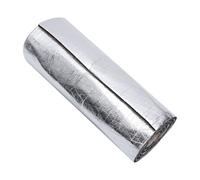 ibasenice 1 rollo de aislamiento térmico para capó de automóvil, alfombrilla insonorizante de papel de aluminio para compartimento del motor, lámina de barrera térmica para el calor del
