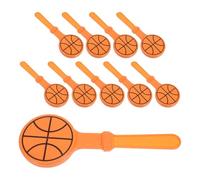 ibasenice 10 Aplausos de Mano de Plástico Naranja para Animar Partidos de Baloncesto, Accesorios Ligeros Alto Volumen para Celebración Deportiva y Aficionados