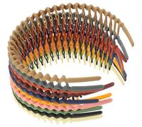 ibasenice 10 Diademas para Cabello de Mujer Peine de Plástico Cómodas Antideslizantes Estilo Sencillo para Mujeres Uso en Lavado de Cara y Cocina Accesorios Cabello