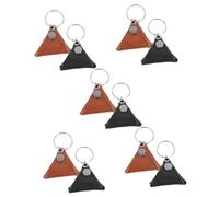 ibasenice 10 Piezas Bolsa De Púa De Guitarra Regalo para Guitarristas Funda para Púas De Guitarra Eléctrica Soporte para Púas De Ukelele Bolsa De Púa De Cuero PU Amplificador Hombre Música
