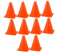 ibasenice 10 Piezas Conjunto de Conos de Entrenamiento para Fútbol y Patinaje Naranja Conos de Agilidad para Actividades Deportivas Estables y el