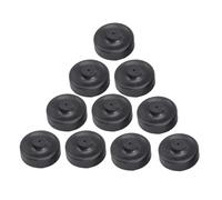 ibasenice 10 Piezas Membrana de Silicona para Bomba de Aire Acuario Accesorios Repuestos para Bomba Oxígeno Tanque Peces Diámetro Interior Exterior Negro
